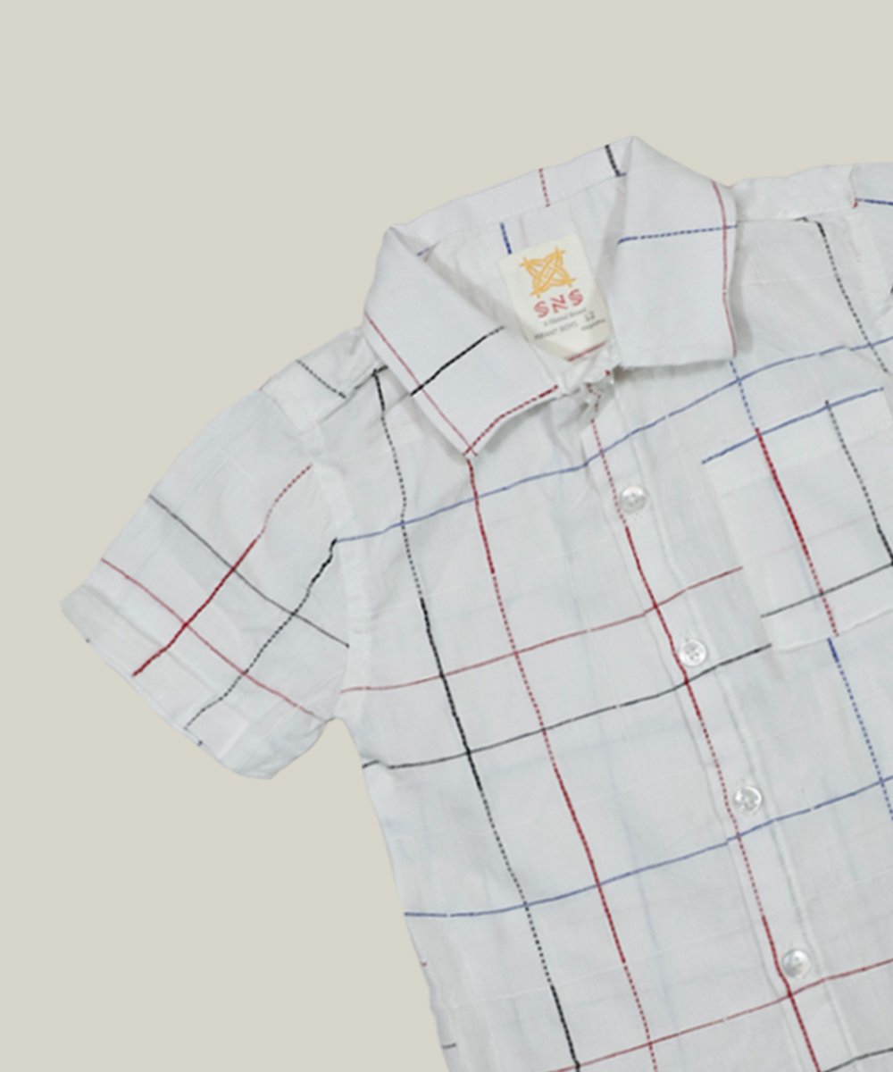 Boys Short Sleeve Shirt (3 Years-15/16 Years) (107091)